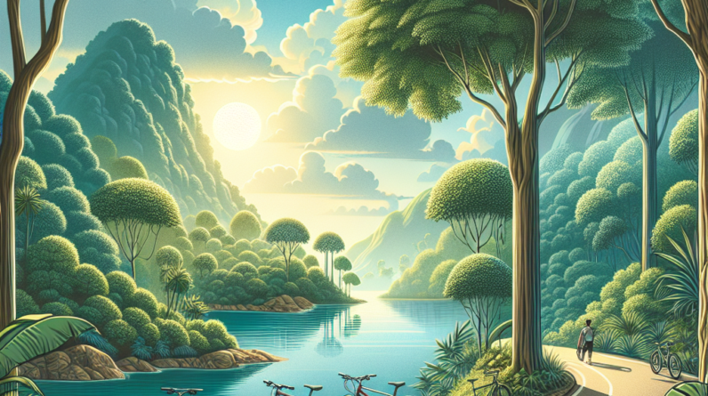 Pulau Ubin cycling trails Singapore